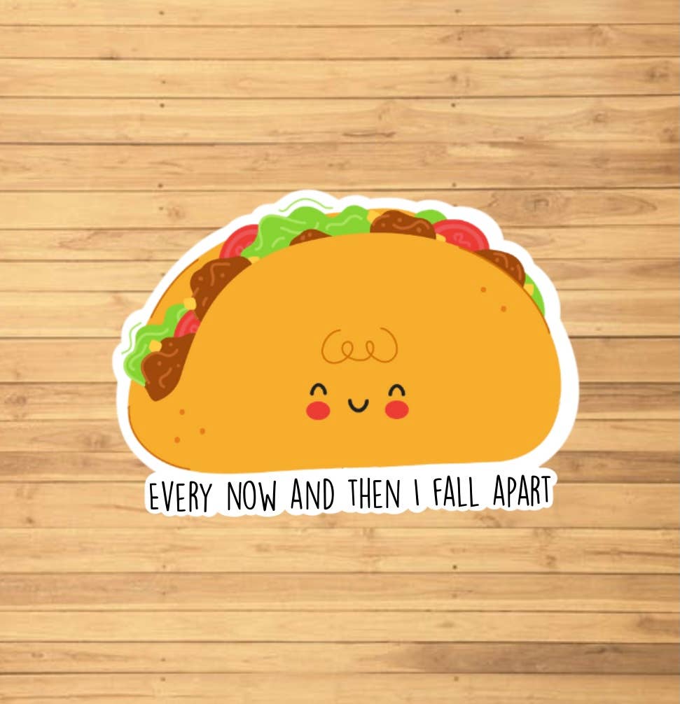 Funny Taco Sticker
