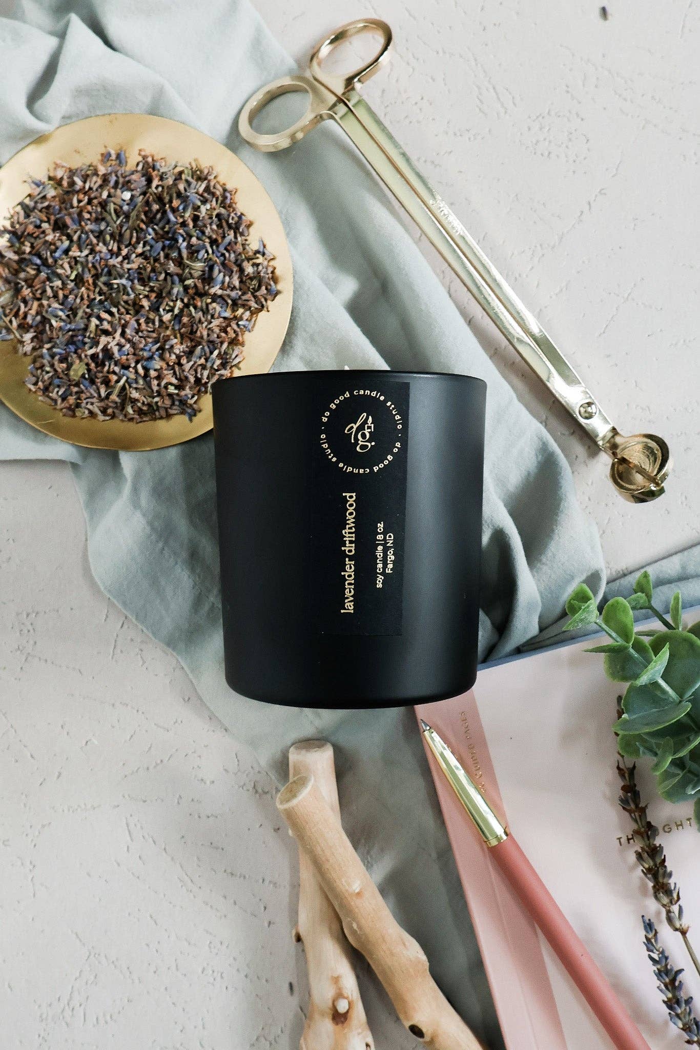 Lavender Driftwood Soy Candle