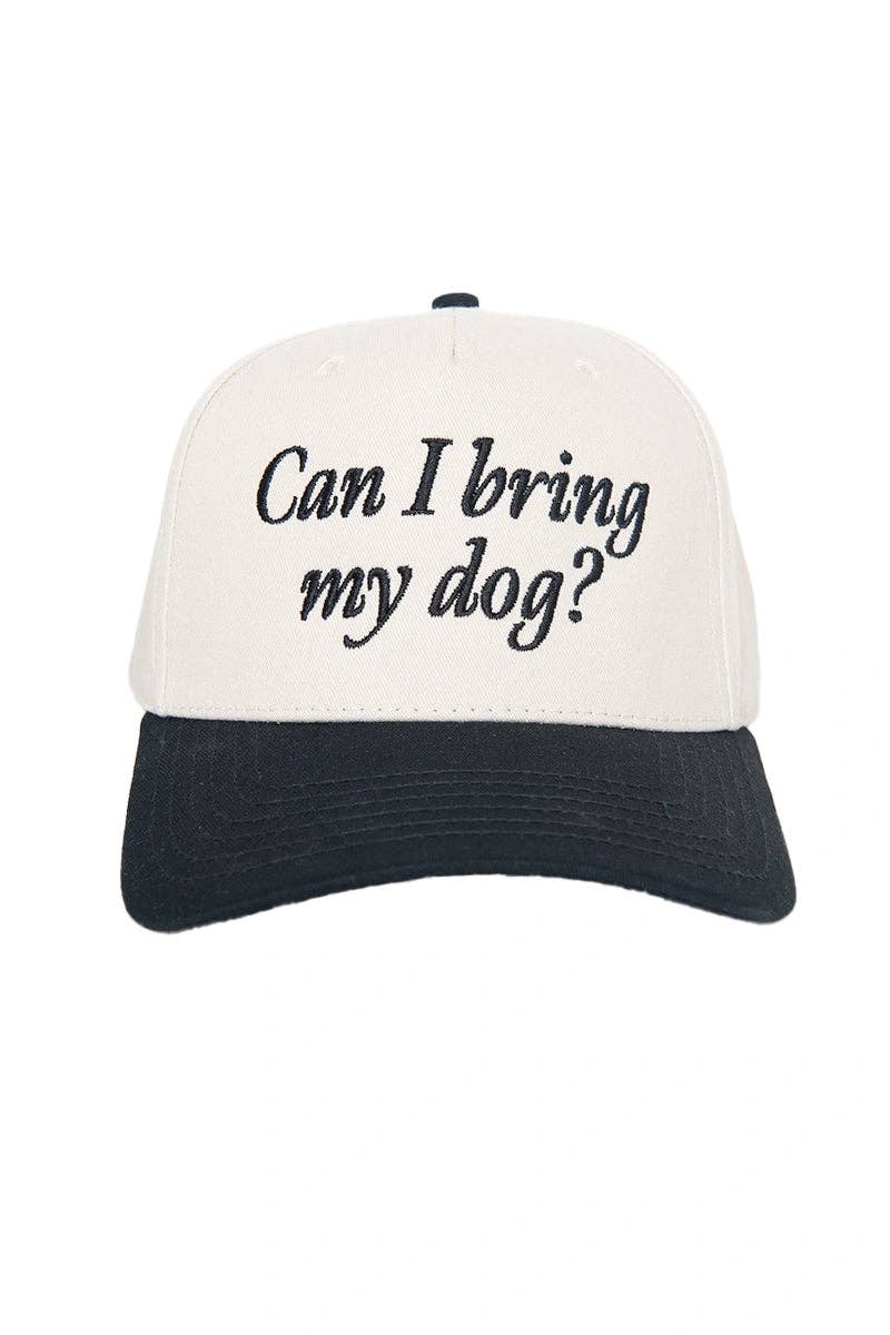 Can I Bring My Dog? Two-Toned Pink Hat