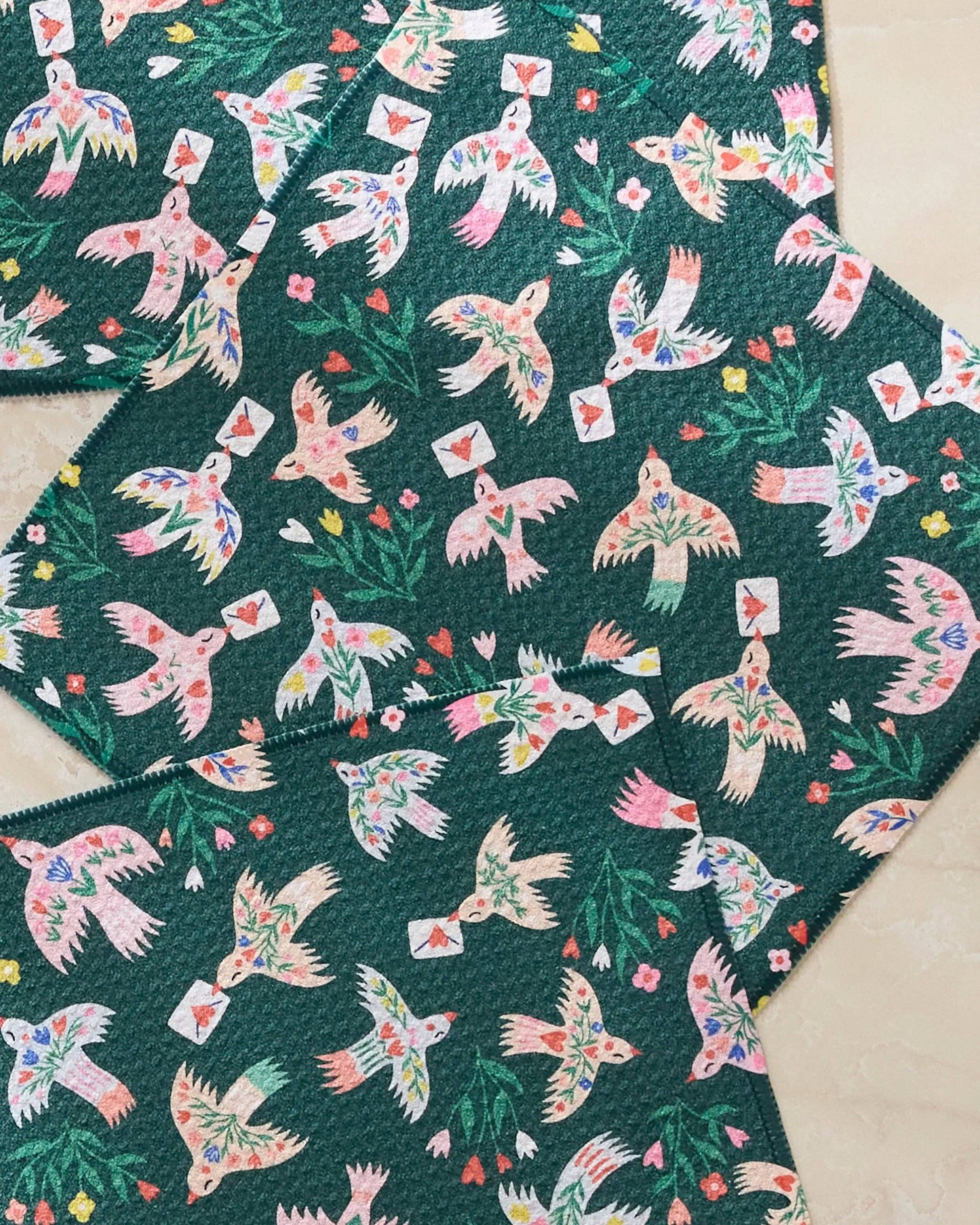 Birdsong Post Dishcloth Set