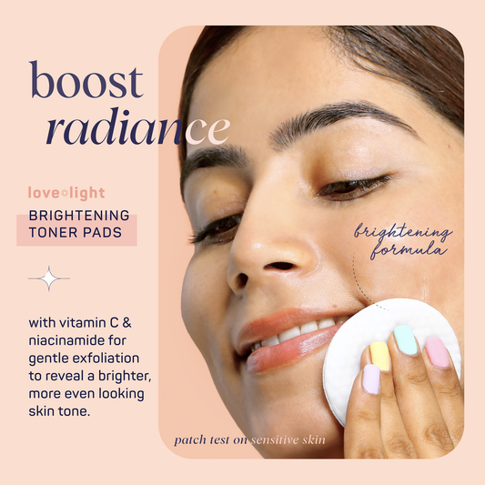 Love + light Brightening Toner Pads