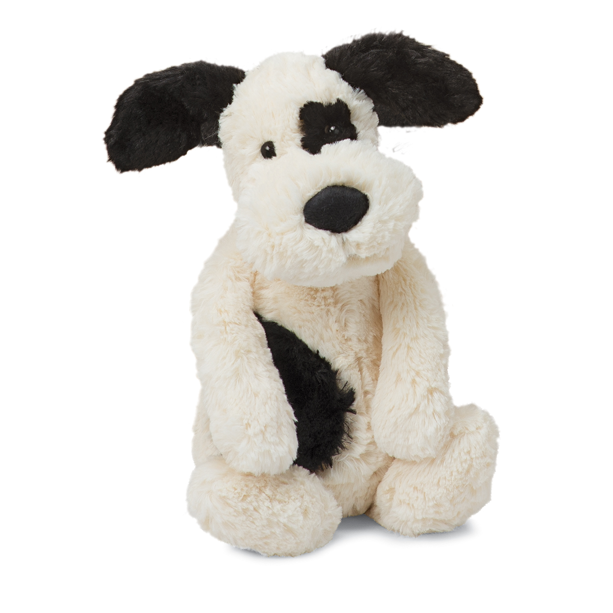 Bashful Black & Cream Puppy Medium