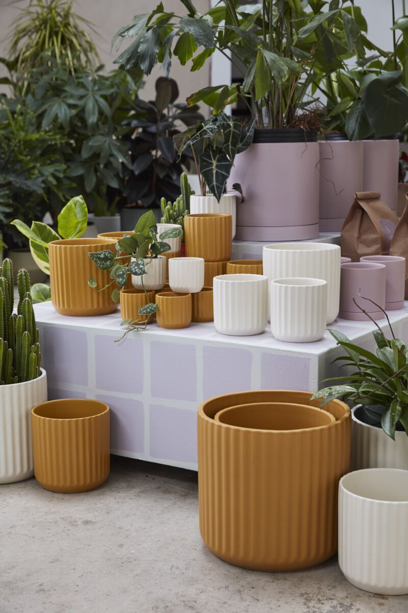 off white planter pots Off-White Beam Pot