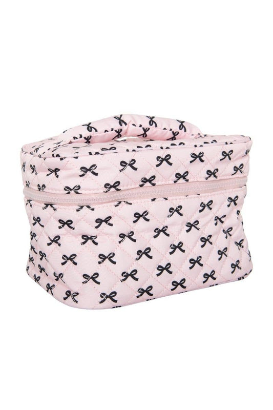 Mini Black Bows Makeup Bag