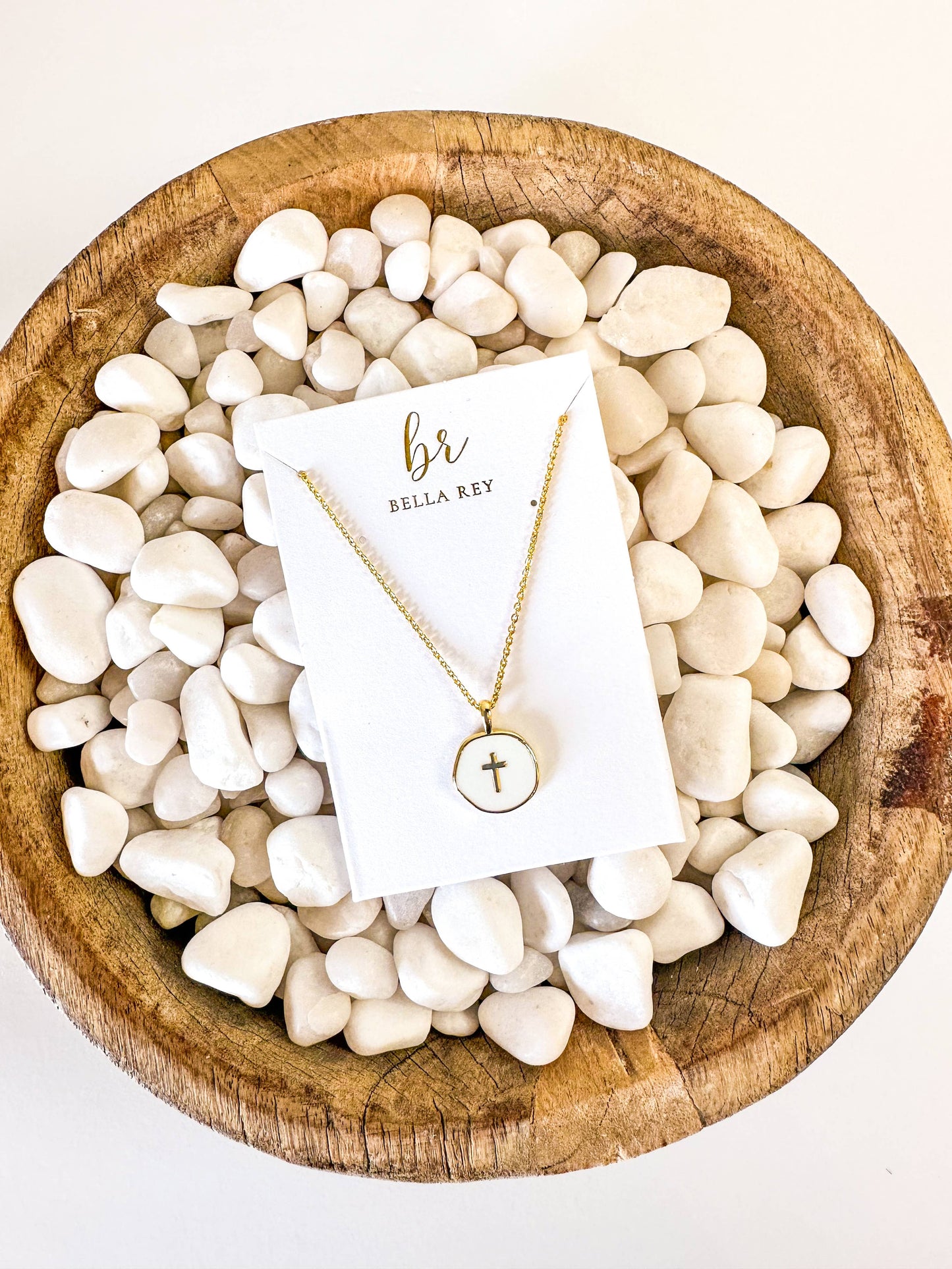 The Lennon Dainty Cross Charm Necklace