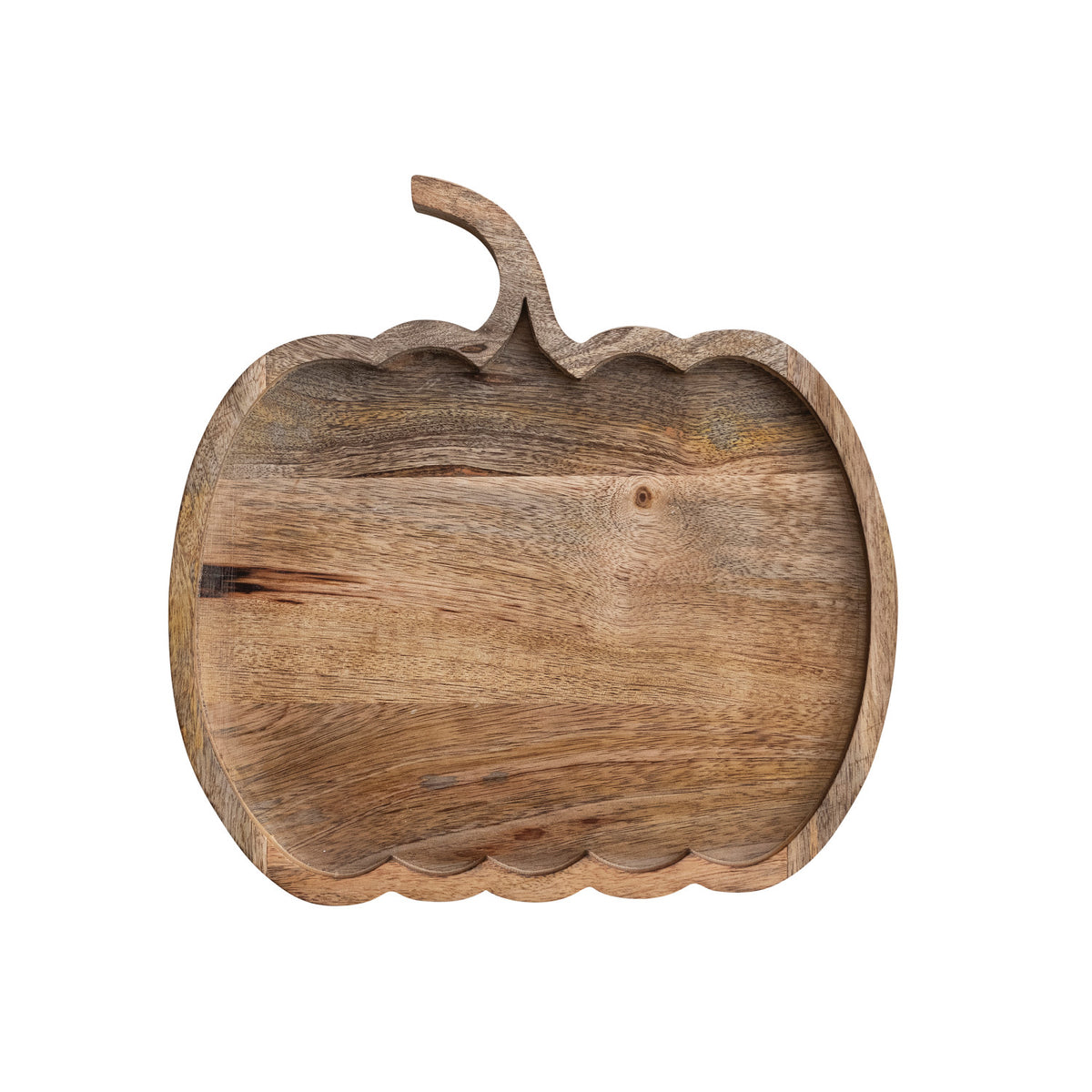Mango Wood Pumpkin Serving Board