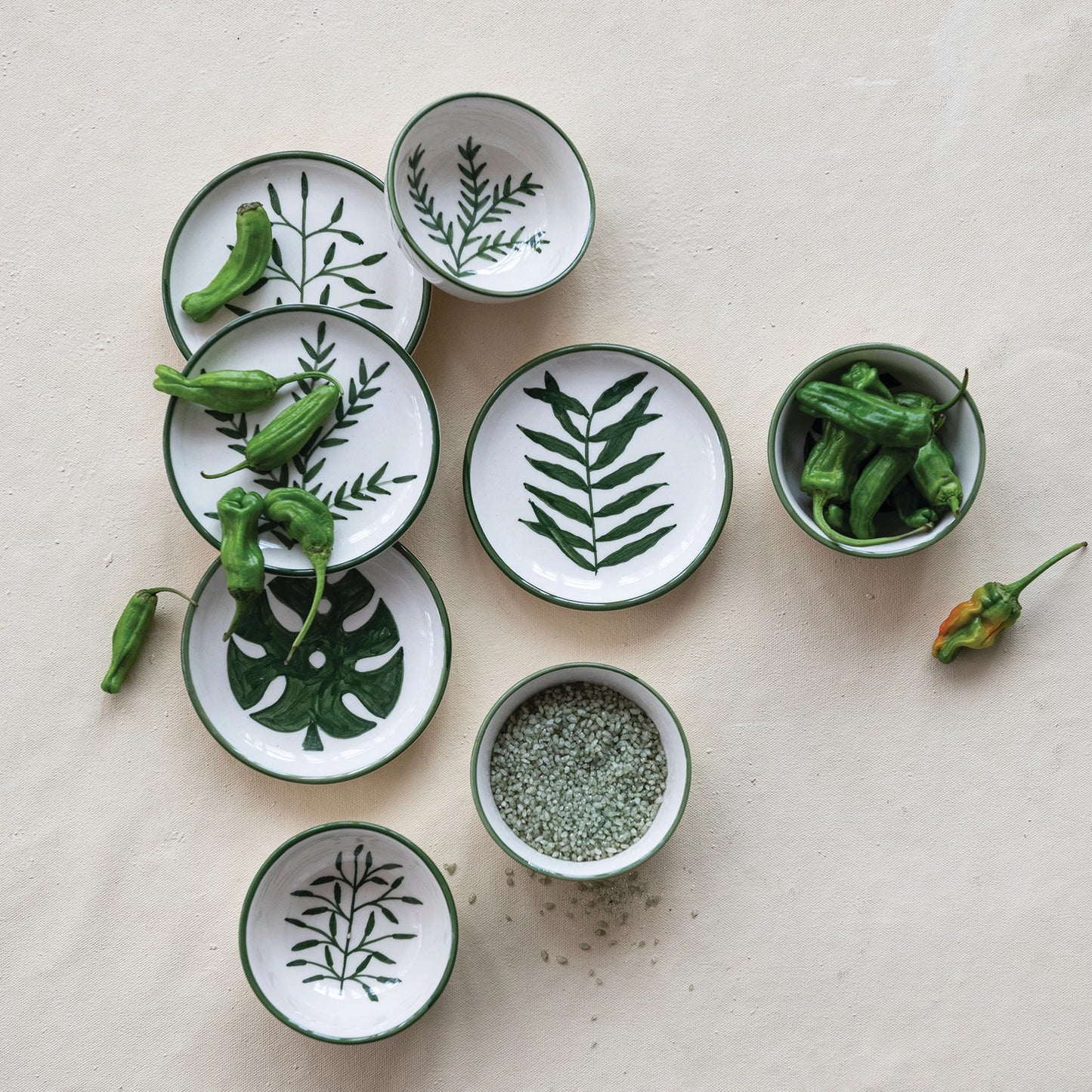 Hand-Painted Stoneware Plate