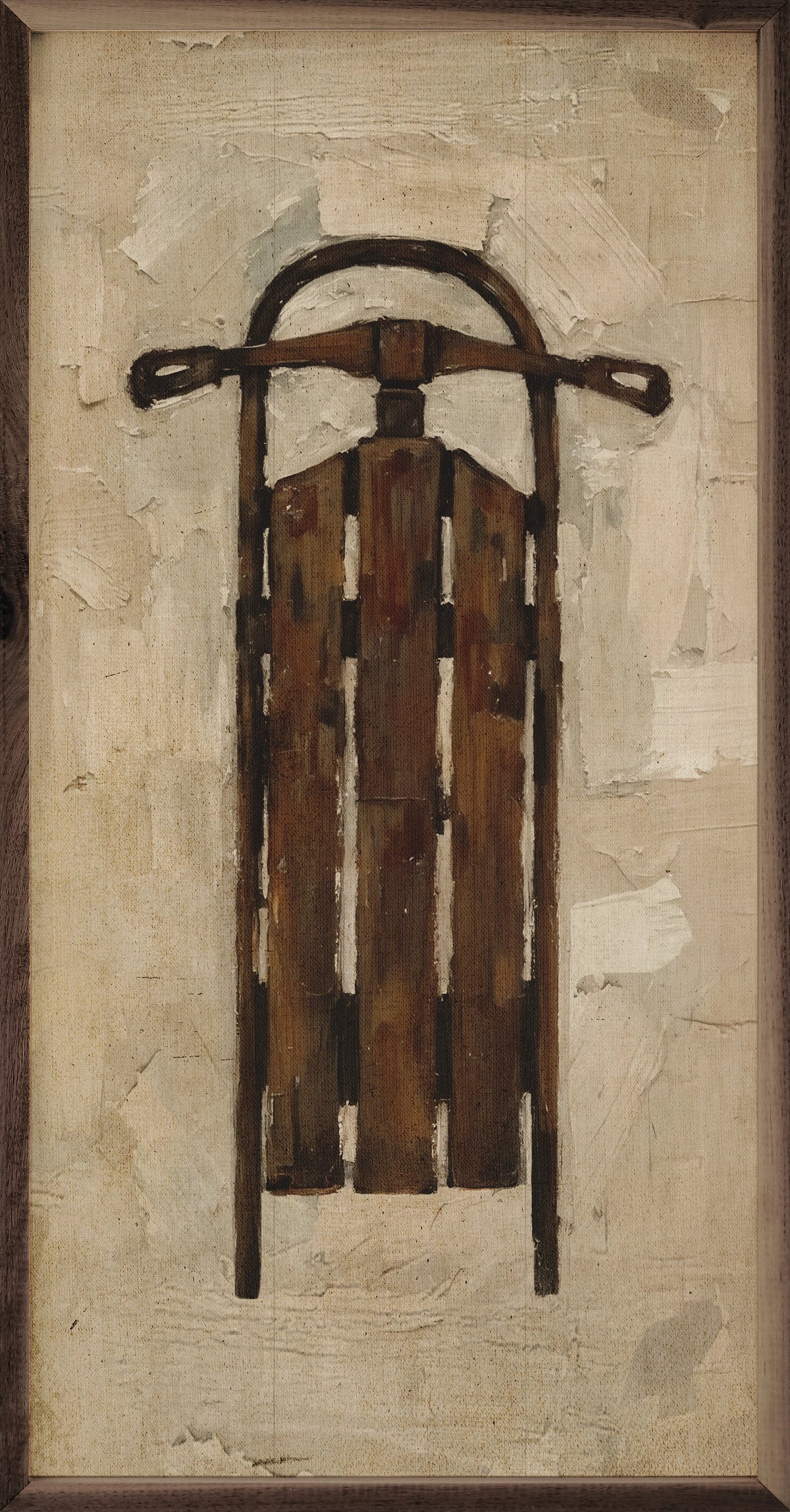 Antique Sled Sign