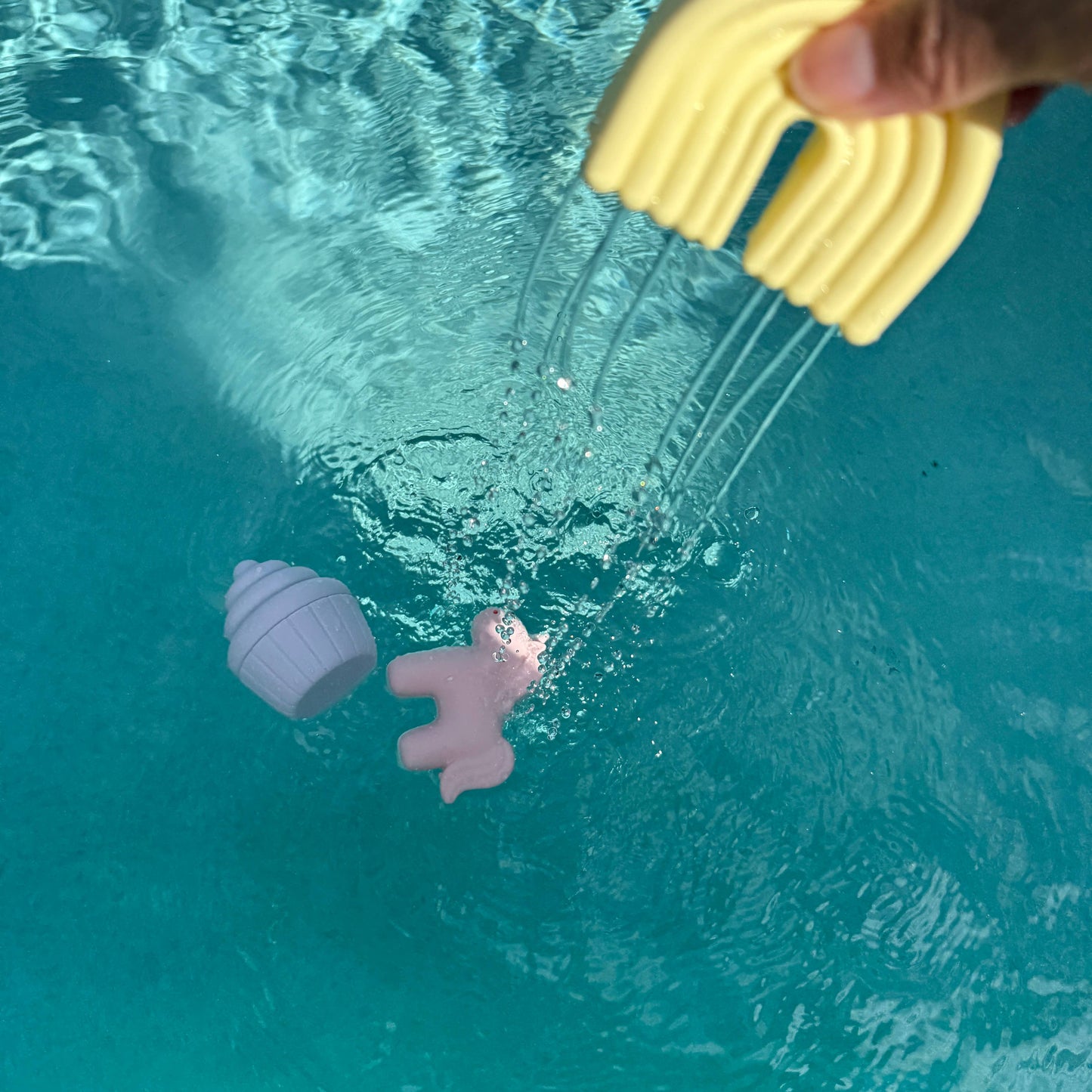 Unicorn Theme Bath Toy Set