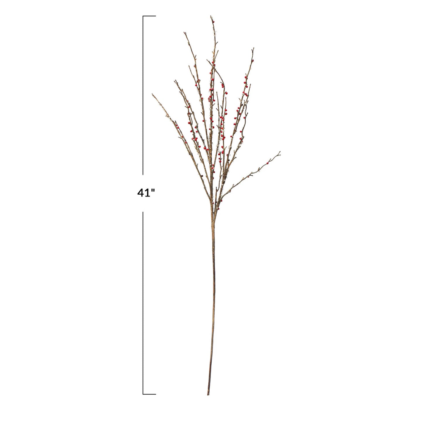 Faux Twig Pick w/ Red Berries