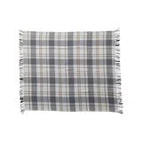 Brushed Cotton Flannel Throw w/ Fringe