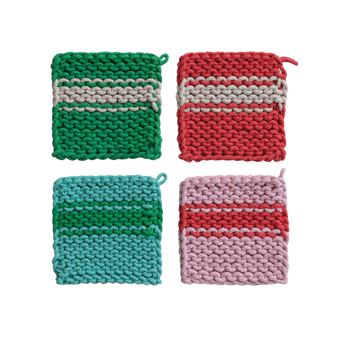 Cotton Crocheted Pot Holder