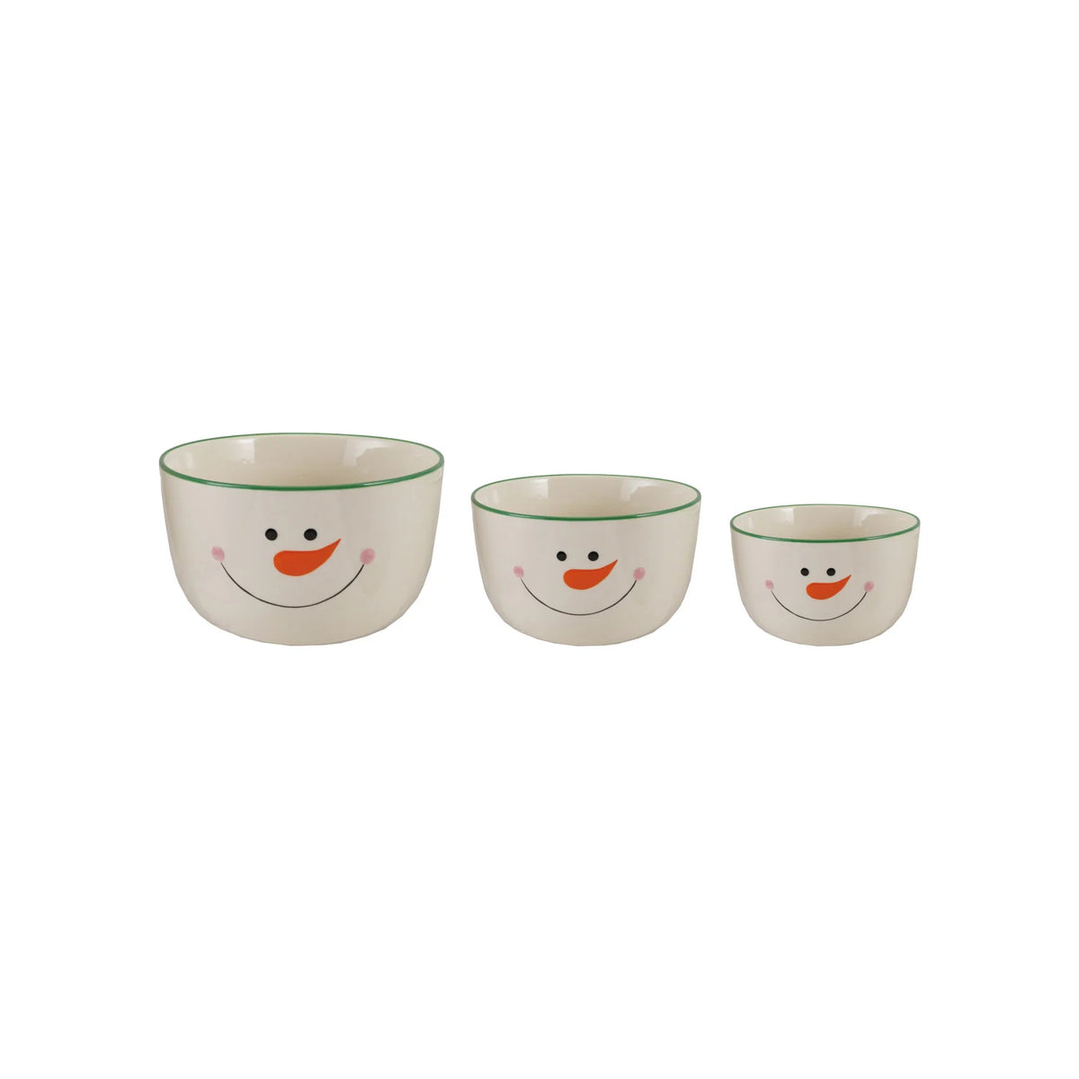 Snowman Nesting Bowls