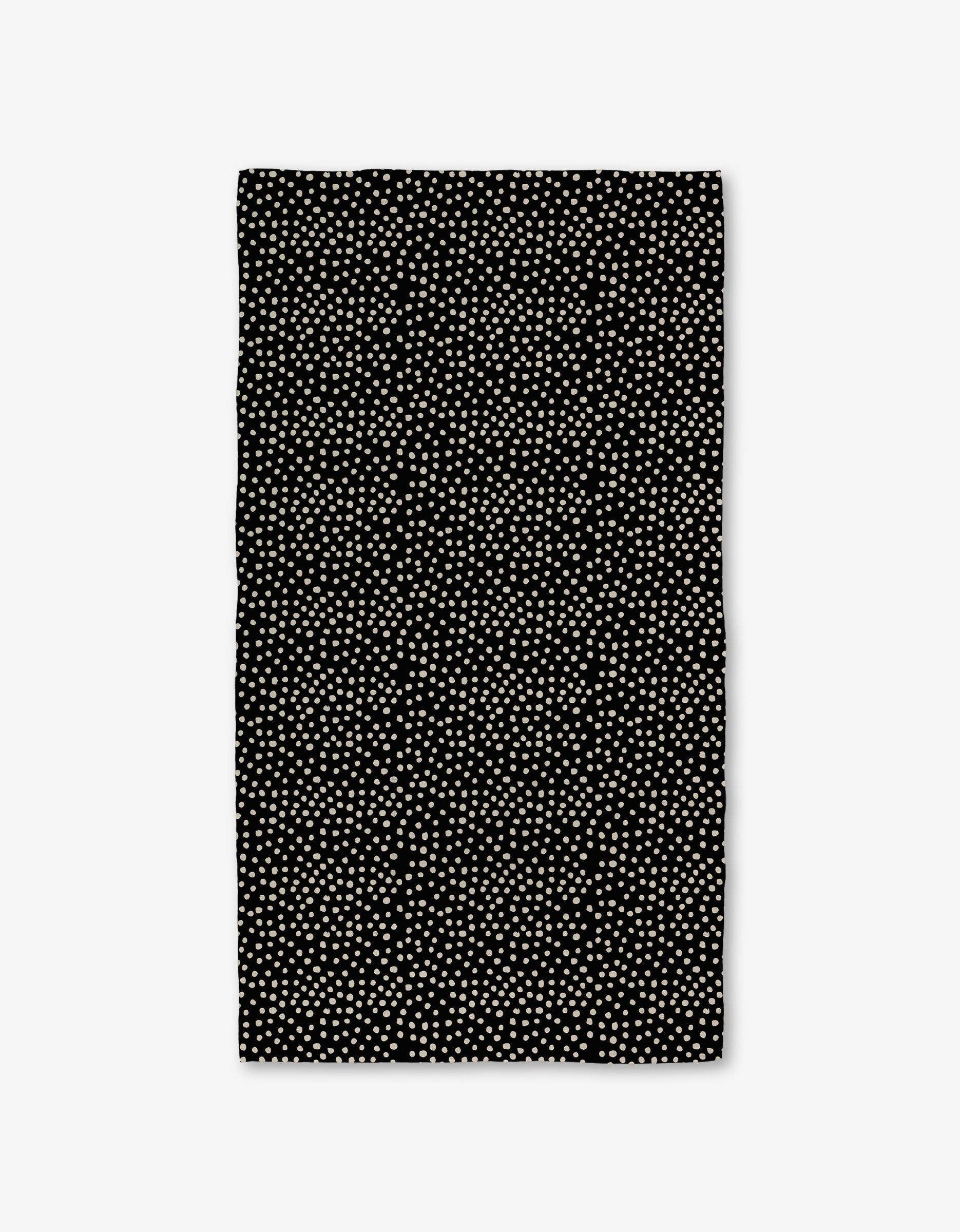 Mixed Up Bath Towel - Black