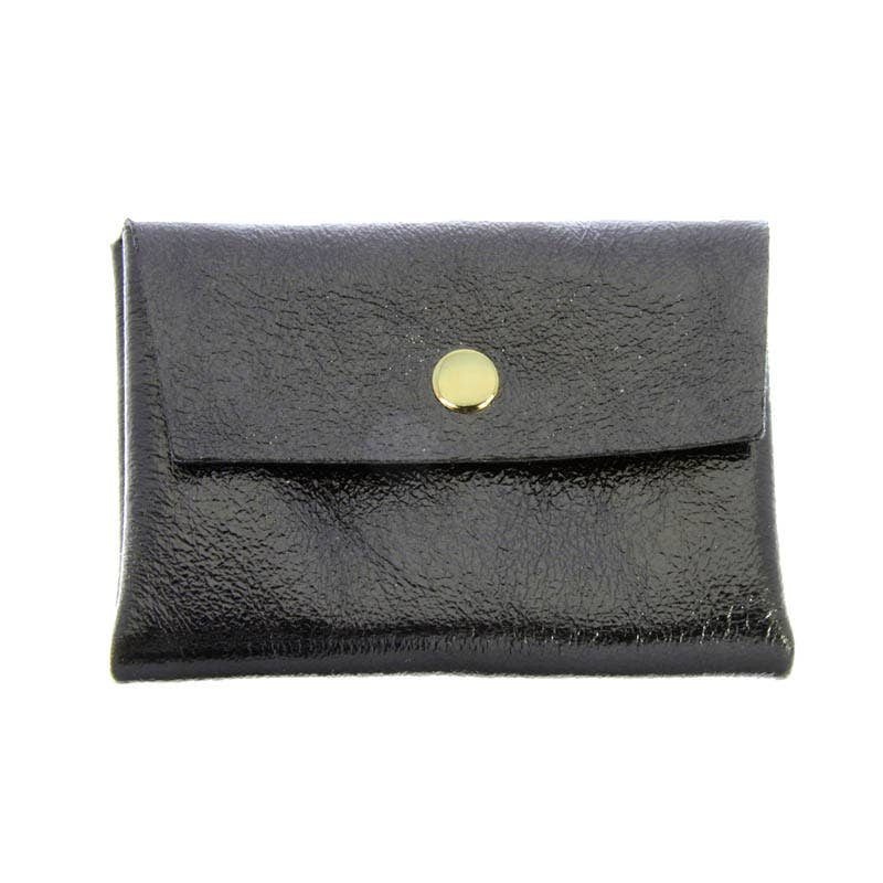 Iridescent Leather Wallet/Card Holder