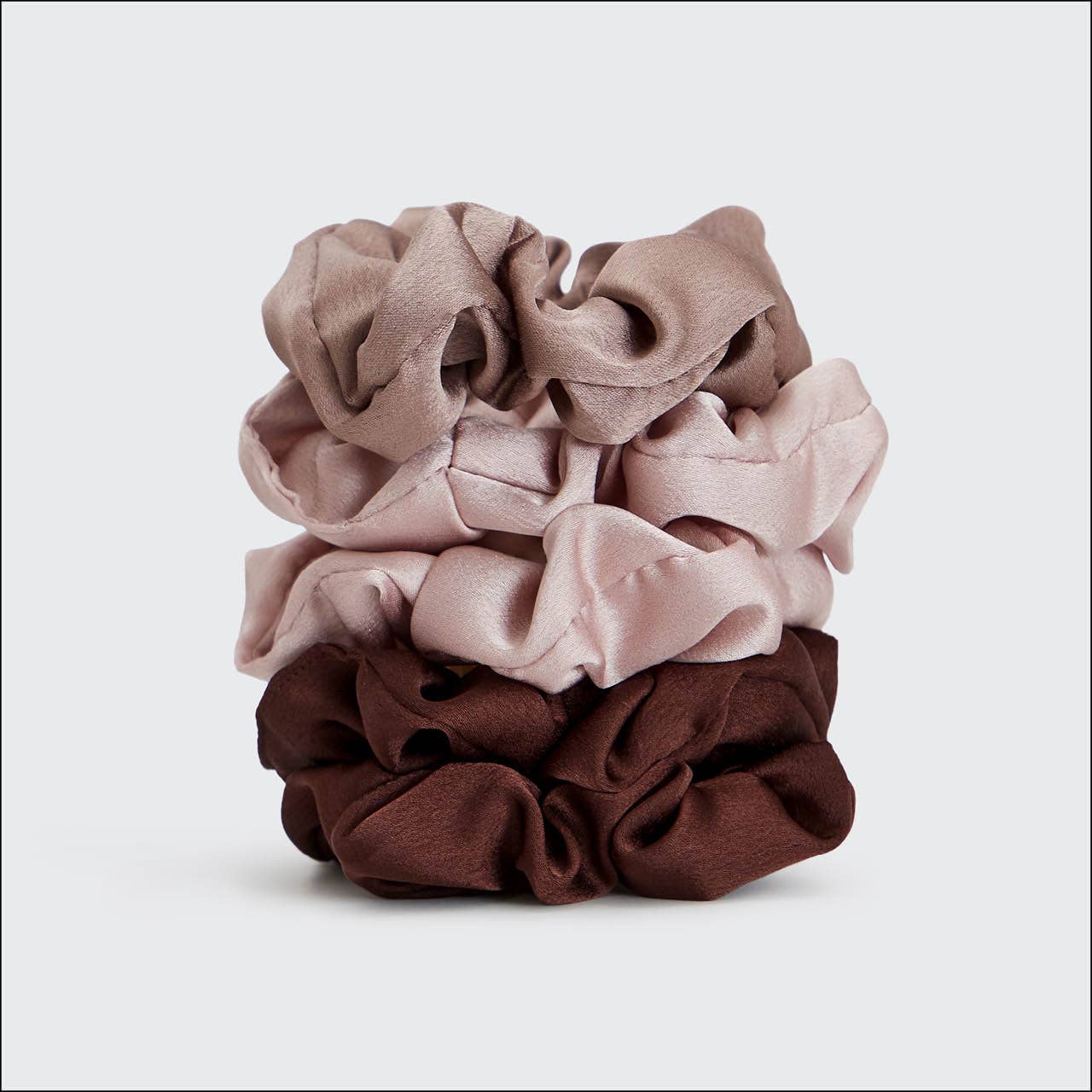 Cameo Satin Sleep Scrunchies