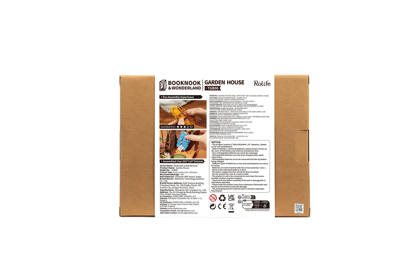 Garden House Book Nook Kit
