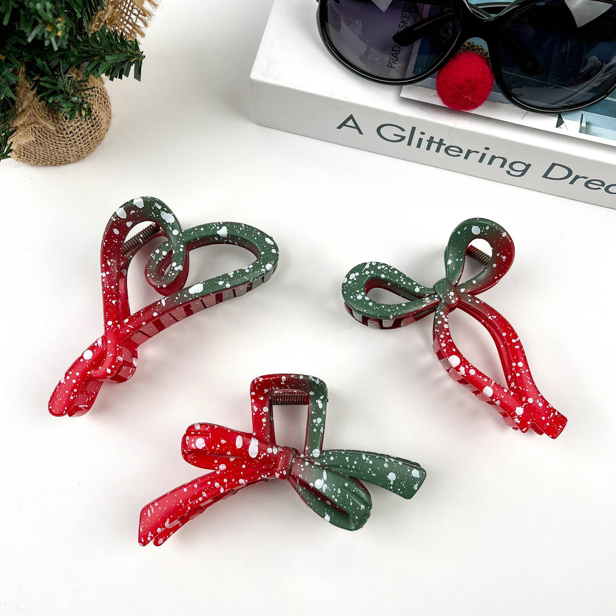 Christmas Claw Clip