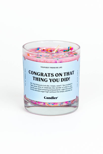 Congrats Candle
