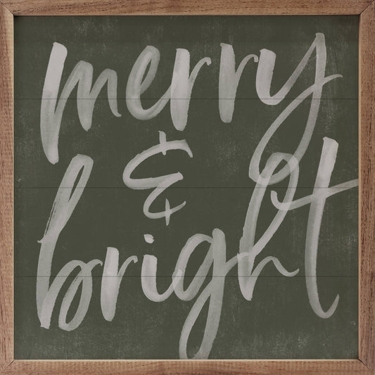 Merry And Bright Sign