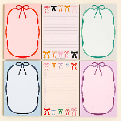 Coquette Bows To Do List Notepad