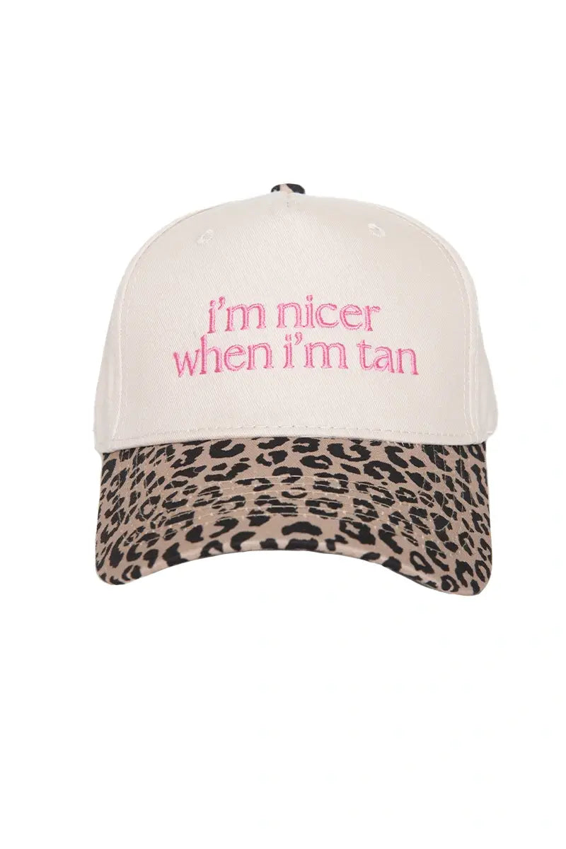 I'm Nicer When I'm Tan Hat