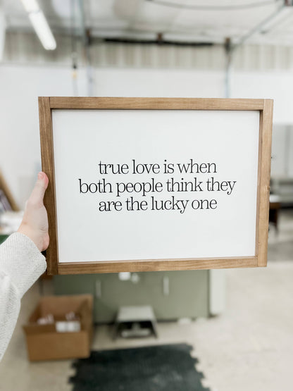 True Love Wall Sign