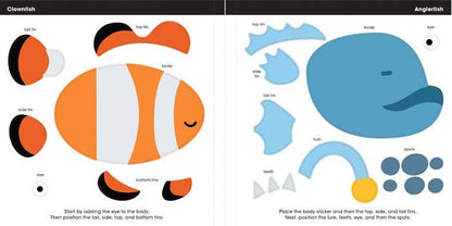 In The Ocean First Sticker Art Book