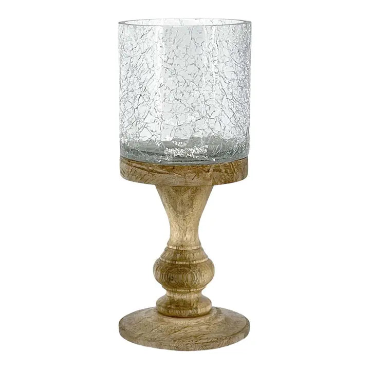 Large Hurricane Glass on Stand