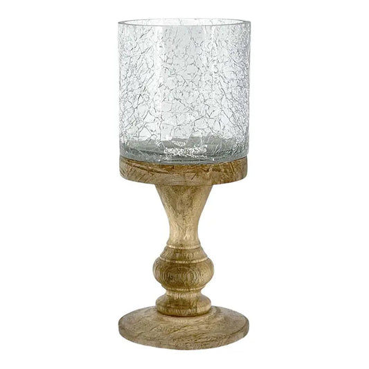 Large Hurricane Glass on Stand