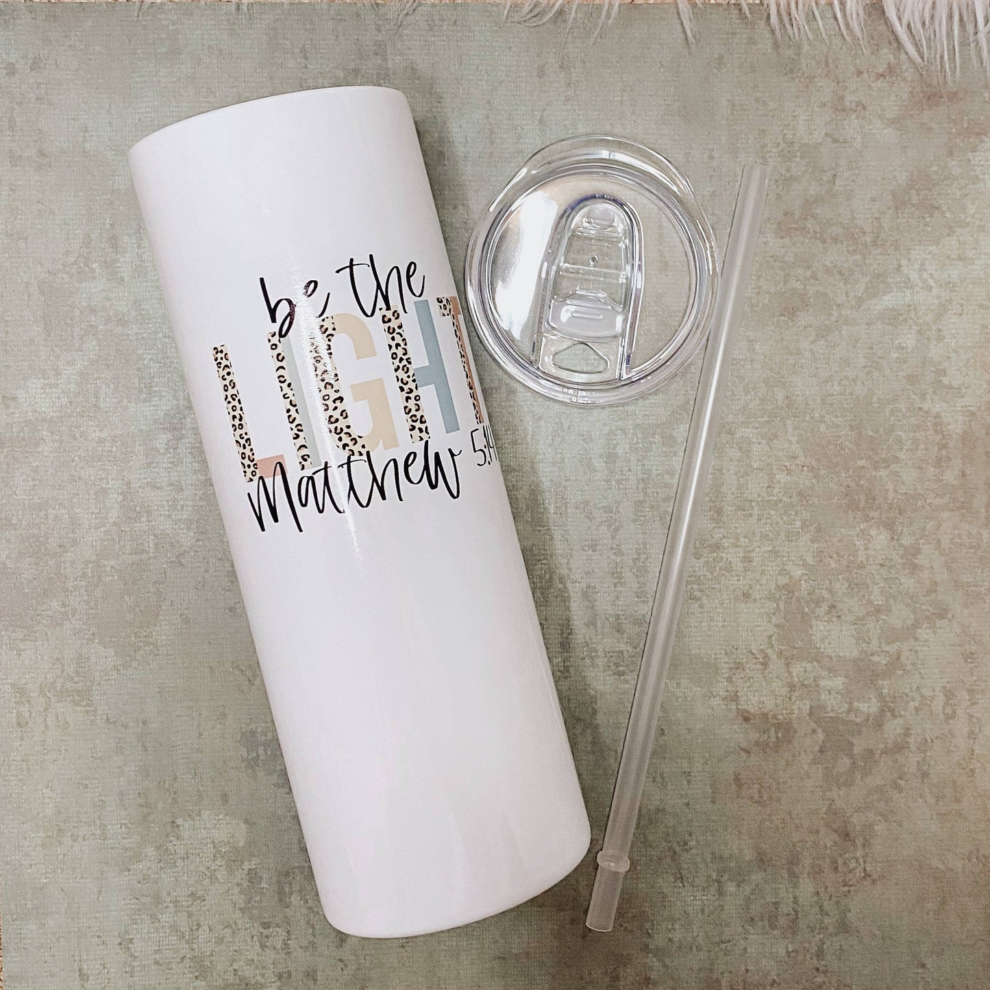 Coffee Wildflower Skinny Tumbler