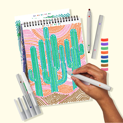 Landscapes FlowArt - Dot By Letter