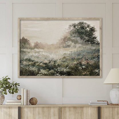 Countryside Sunset Traditional Art Print: 11x14