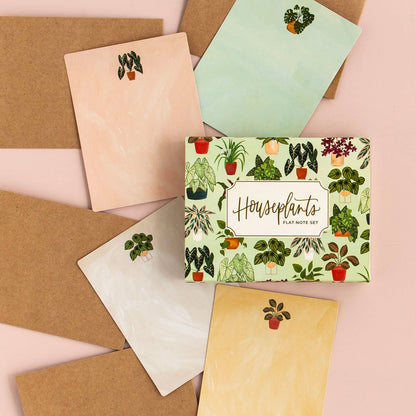 Houseplants Flat Note Set