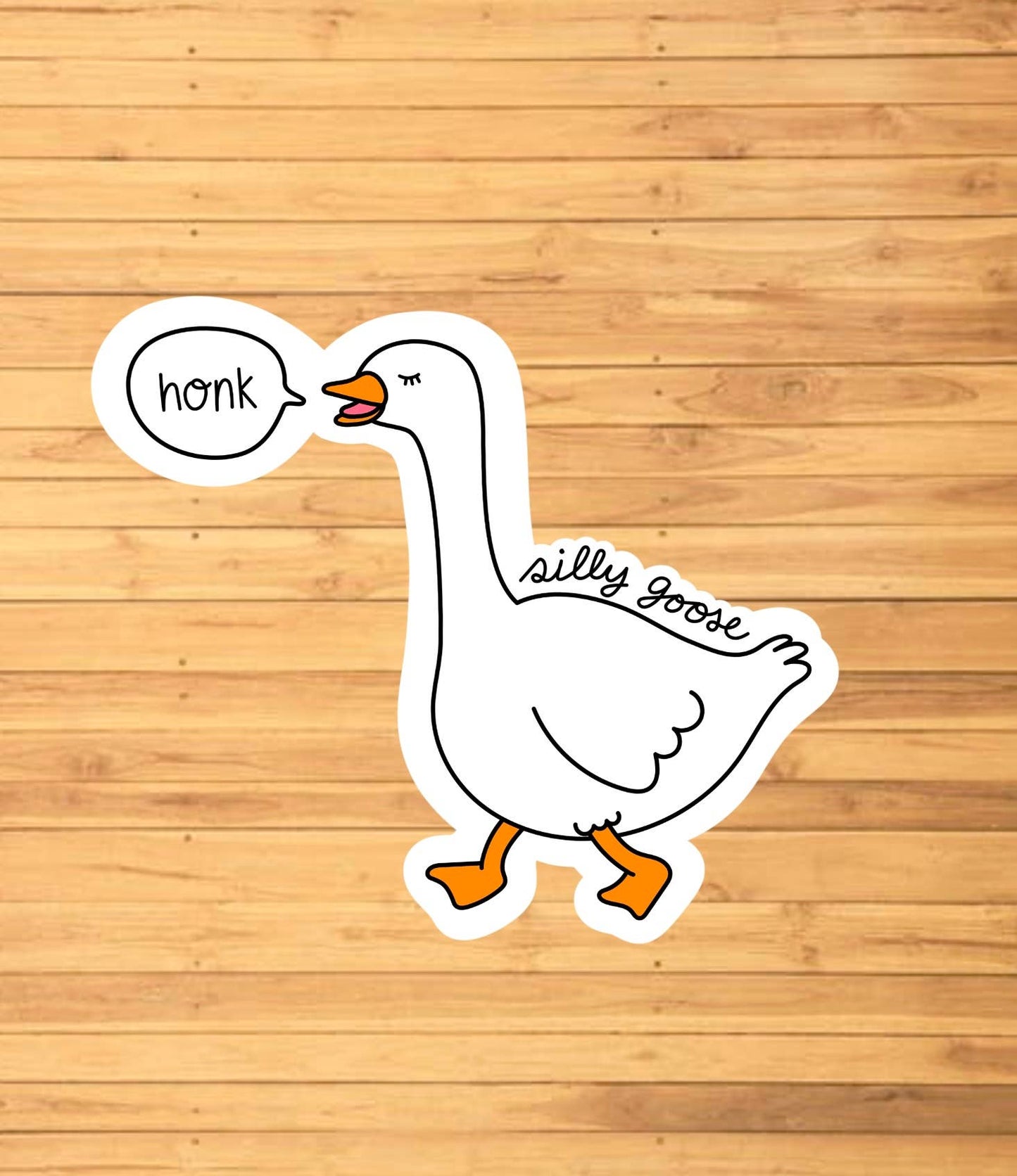 Silly Goose Sticker