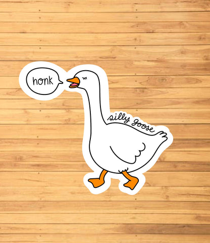 Silly Goose Sticker