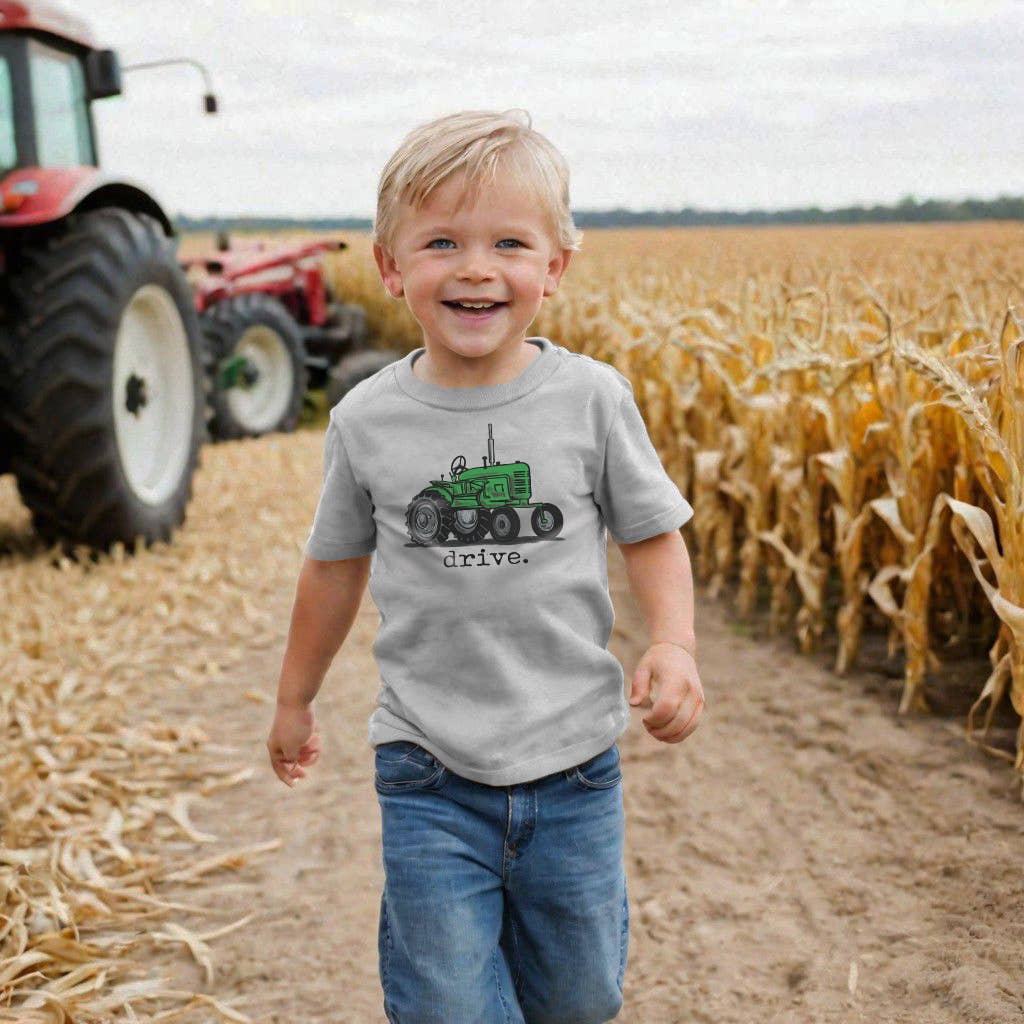 "Drive" Green Tractor Tee