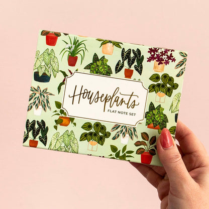 Houseplants Flat Note Set
