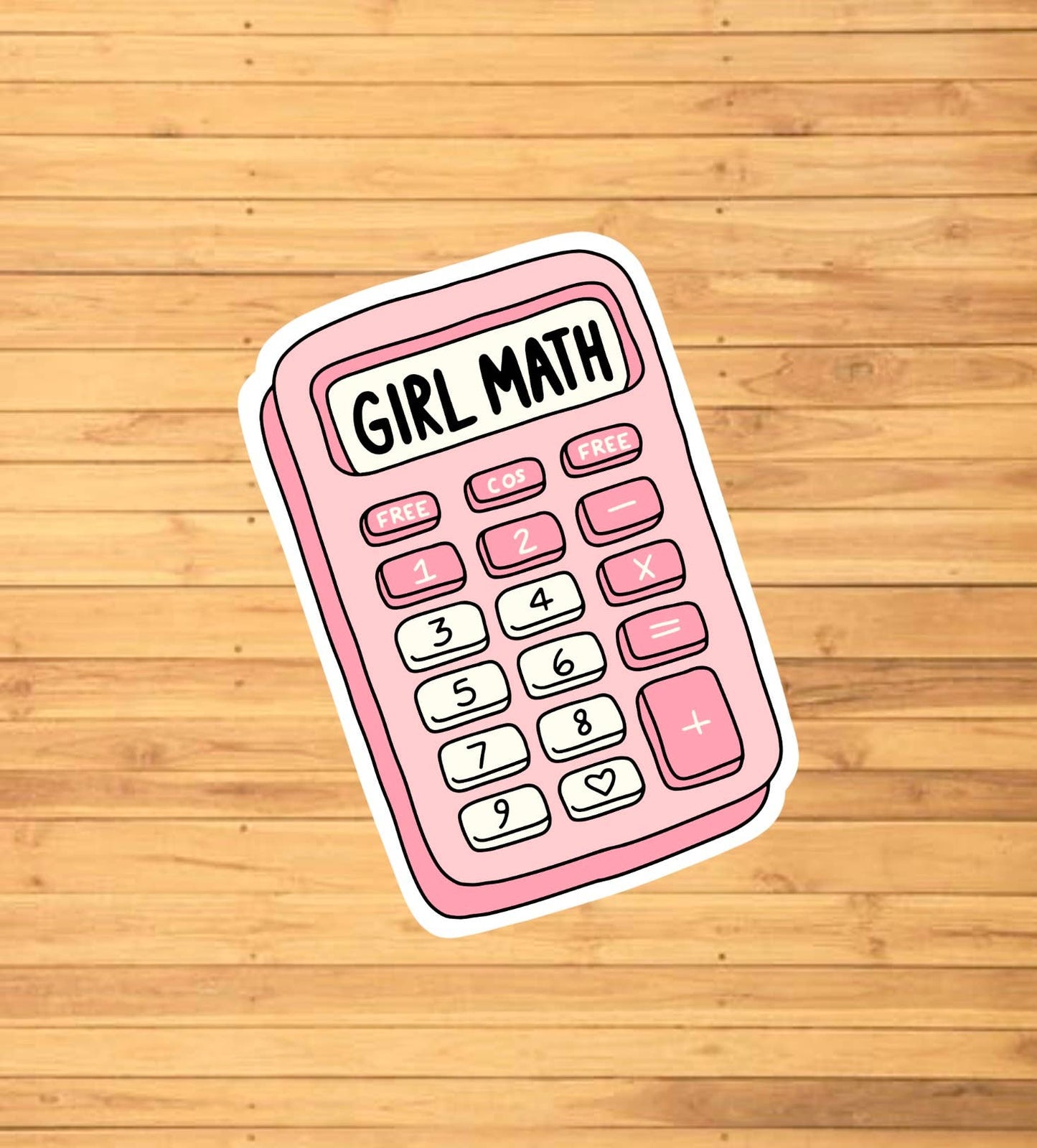 Girl Math Sticker