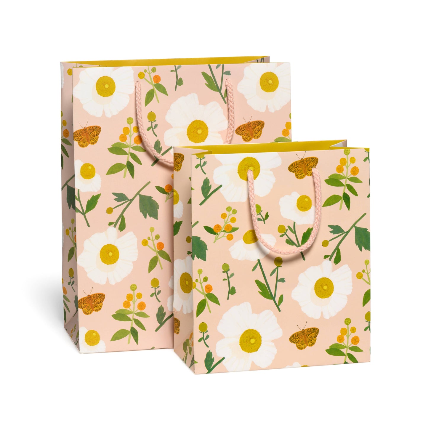 White Poppies Gift Bag