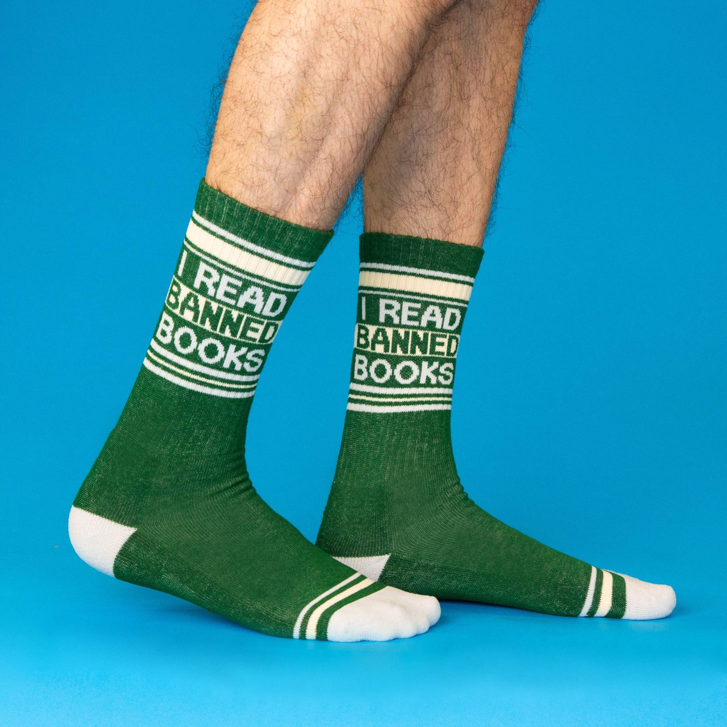 I Read Banned Books Crew Socks