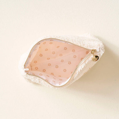 Cream Baby Teddy Pouch