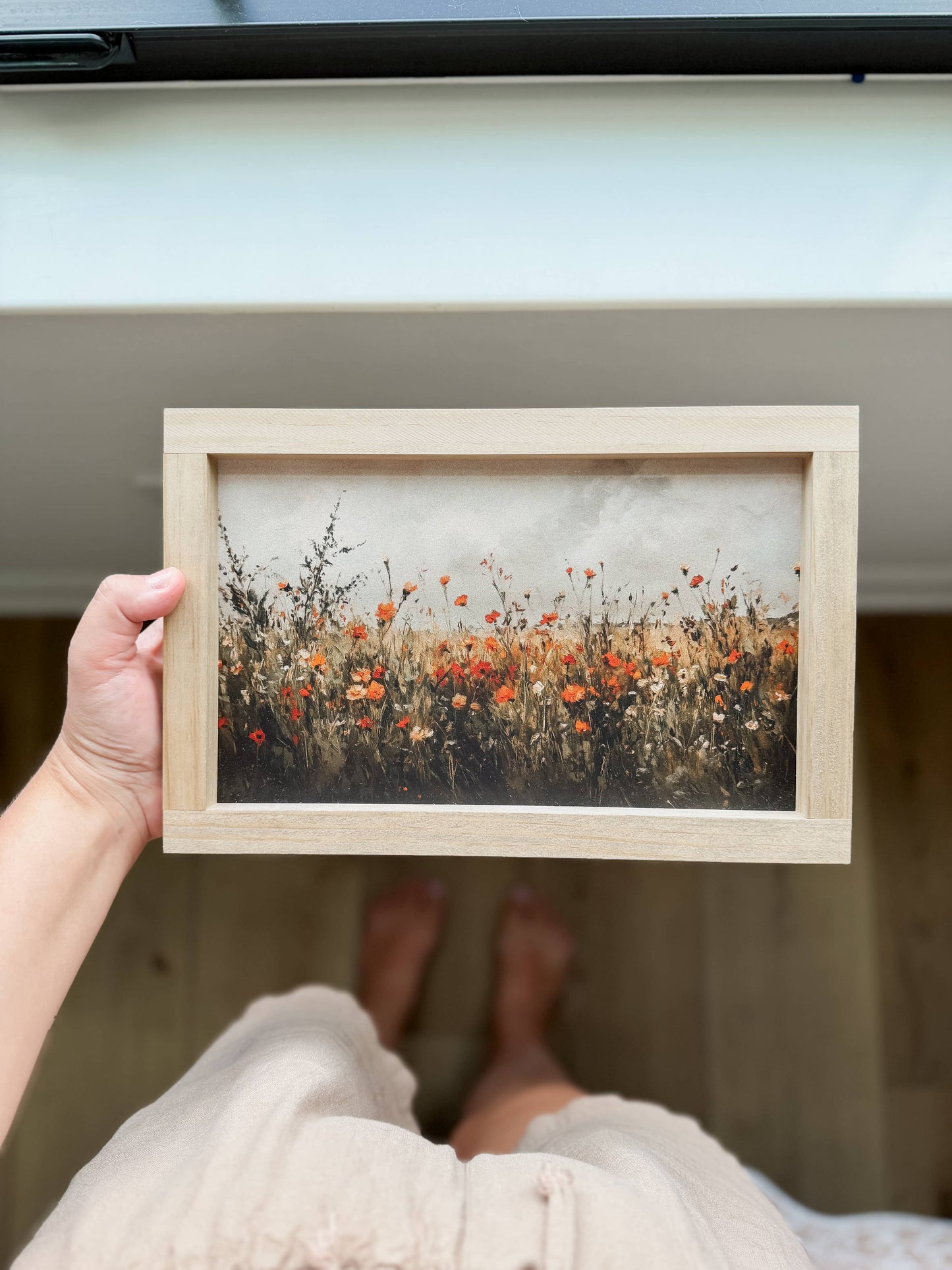 Fall Wildflower Field Wall Art