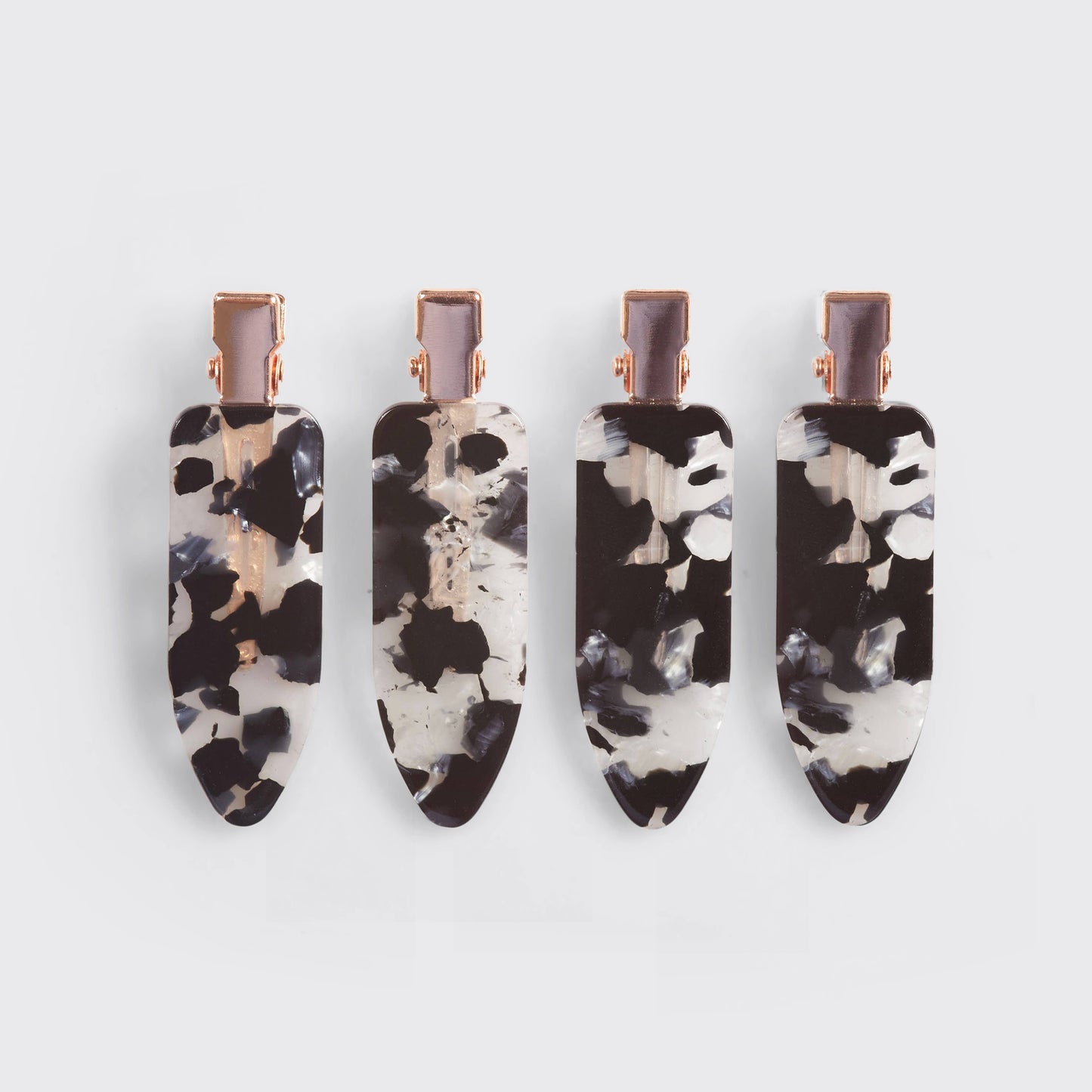 Black Terrazzo Eco-Friendly Creaseless Clips