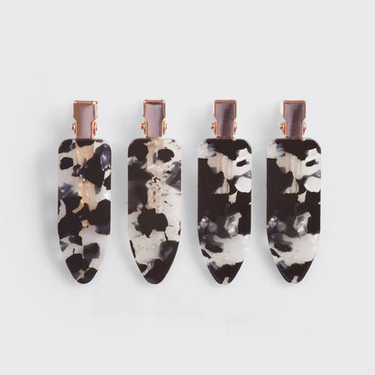 Black Terrazzo Eco-Friendly Creaseless Clips