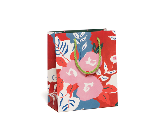 Ruby Red Flower Gift Bag