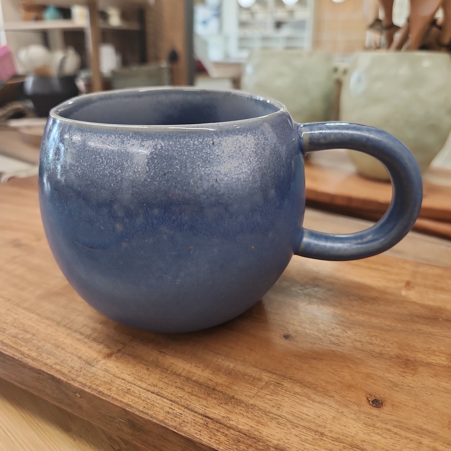 Blue Round Mug