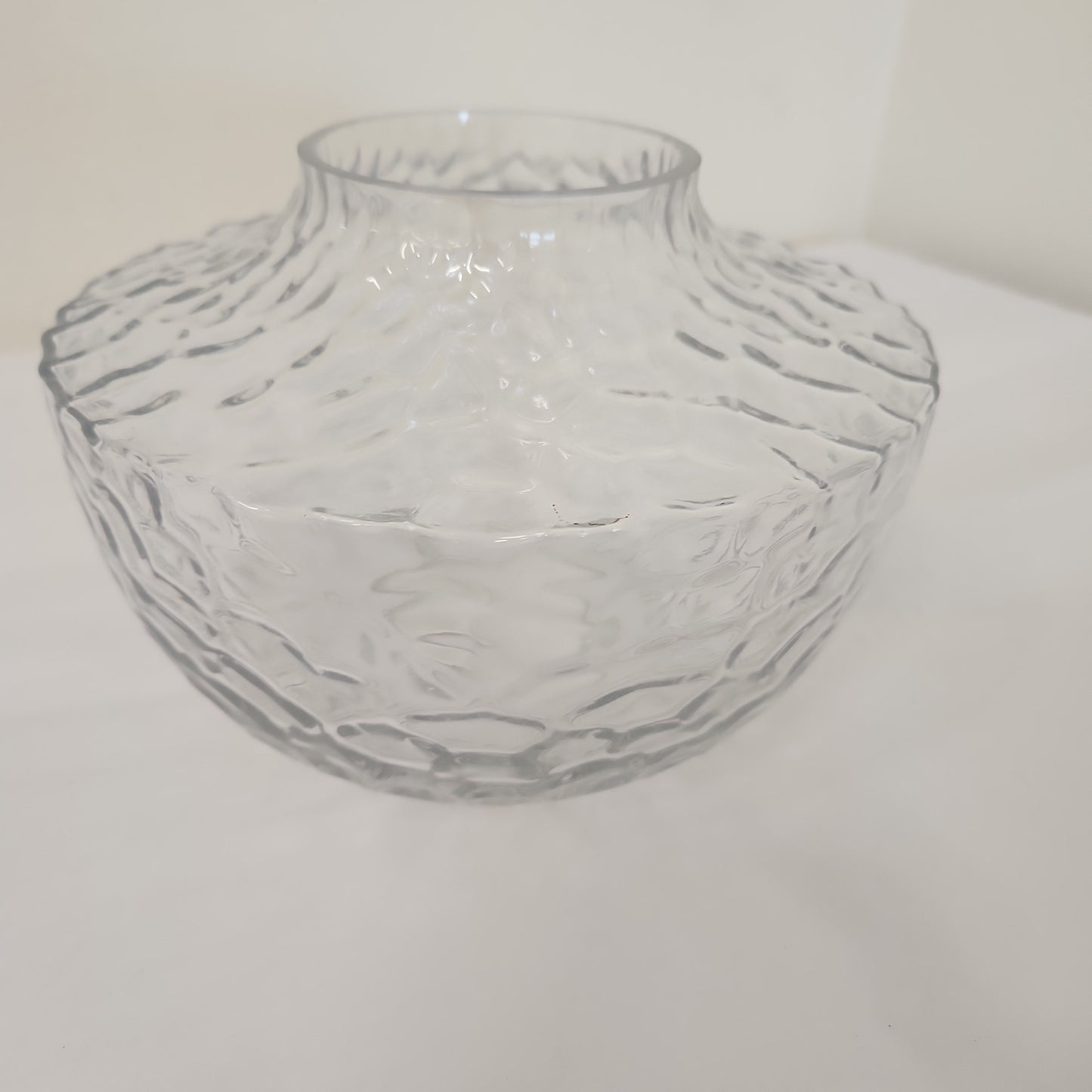 Hammered Glass Vase