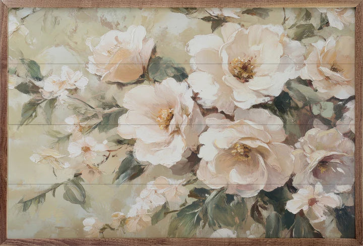 Neutral Blushing Blooms Sign