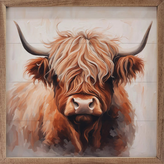 Highland Cow Sign